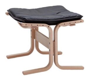 LK Hjelle Siesta Fiora Fodskammel - Nature/Elmo Rustical Black