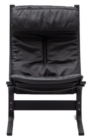 LK Hjelle Siesta Fiora Lænestol Høj SH: 43 cm - Black/Prescott Black Ink