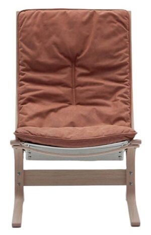 LK Hjelle Siesta Fiora Lænestol Høj SH: 43 cm - Nature/Dunes Rust