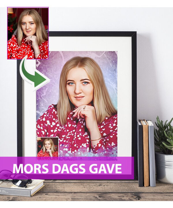 Mors dags gave - Dream portræt efter dine fotos