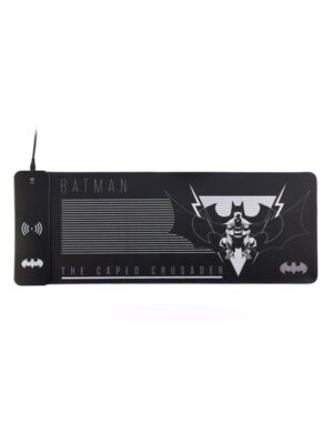 Numskull DC Comics Batman XL RGB Gaming Mat with 15W Wireless Charger