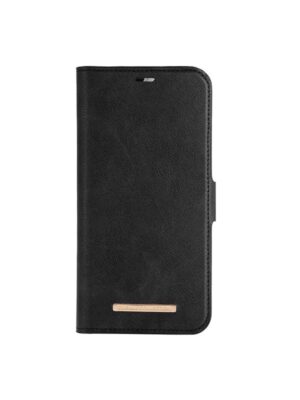 ONSALA Wallet Case Eco 2 Card Slots MagSeries Black - iPhone 15 Pro Max