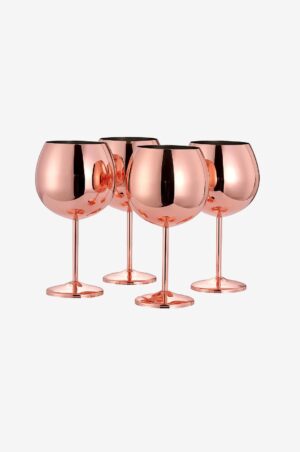 Oak & Steel - Gin-glas 4-pak - Rosa - Drinksglas & shotglas - - Homeroom