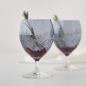 Ølglas - Frederik Bagger - Crispy Eightball Sapphire, Blå - 2 stk. - Tilbud