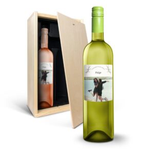 Oude Kaap Rosé & White - trykt etiket
