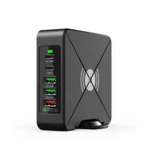 PD-75 - USB Ladestation 2xUSB-C, 3xUSB-A - 100W