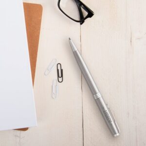 Parker kuglepen med gravering - Sonnet Steel - Sølv (Højrehåndet)