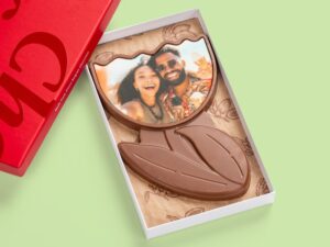 Persnonlig Chokoladeblomst med Billede