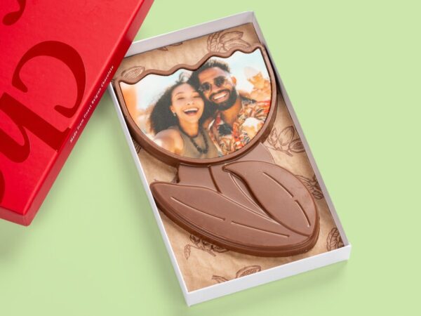 Persnonlig Chokoladeblomst med Billede