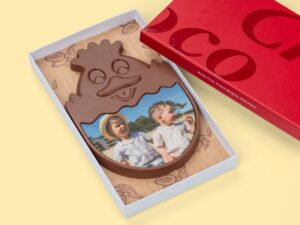 Personligt Chokoladepåskeæg med Billede