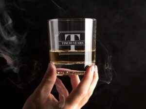 Personligt Spiegelau Whiskyglas med Gravering - Bogstav & Tekst