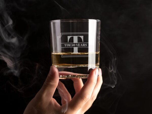 Personligt Spiegelau Whiskyglas med Gravering - Bogstav & Tekst