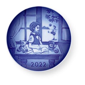 Royal Copenhagen Bing & GrøndahL barnets dag platte 2022 Hvid
