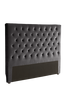 SKENE sengegavl 160 cm M⌀rkegrå