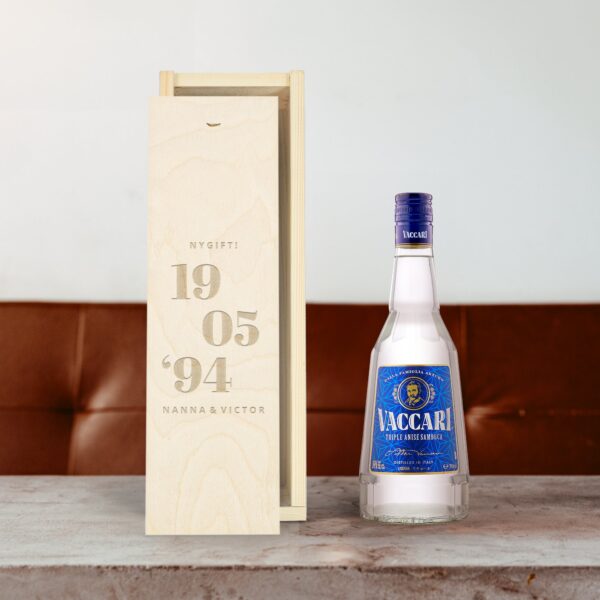 Sambuca Vaccari - indgraveret æske