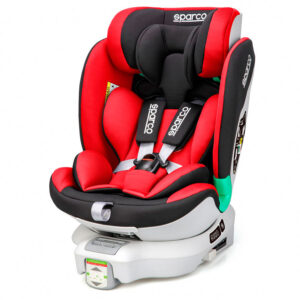 Sparco SK6000I-RD Autostol m/Drej/Isofix (9-25kg) 0-12 år