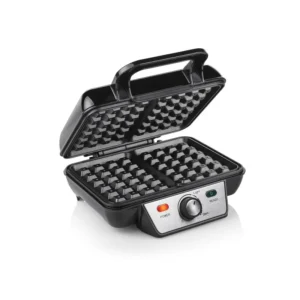 Tristar WF-2195 vaffeljern 2 vaffel/vafler Sort, Rustfrit stål 1000 W