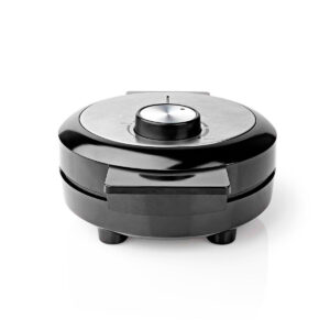 Vaffeljern - 1000W (19cm) Sort - Nedis