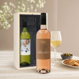 Vin med personlig etikette - Belvy - hvidvin og rosévin