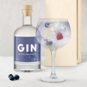 YourSurprise gin-gavesæt med graveret glas