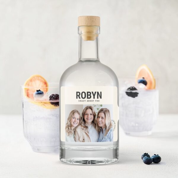 YourSurprise gin med trykt etikette
