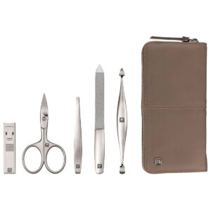Zwilling TWINOX Manicure Sæt m/Zip Case (5 dele) Beige