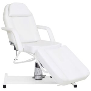 vidaXL massagebord 180x62x(87-112) cm hvid