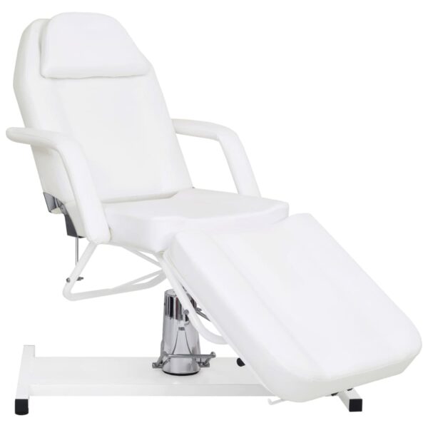 vidaXL massagebord 180x62x(87-112) cm hvid