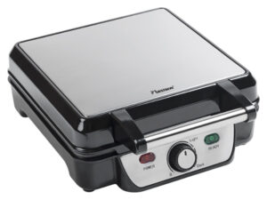 Bestron ASW281 Vaffeljern - 4 Vafler, 1100W - Sort/Rustfrit Stål