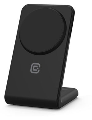 Crong MagSpot 2-i-1 Trådløs Oplader til iPhone og AirPods (MagSafe) - Sort