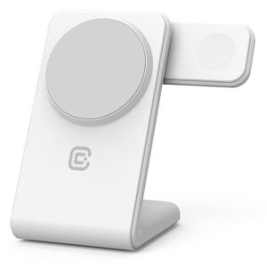 Crong MagSpot 3-i-1 Trådløs Oplader (MagSafe) - Hvid