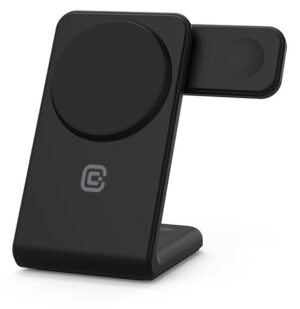 Crong MagSpot 3-i-1 Trådløs Oplader (MagSafe) - Sort
