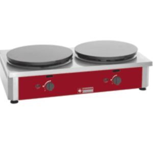 Diamond crepeplade 2x400mm lakerede plader gas