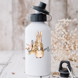 Drikkedunk med navn - Peter Kanin - Beige / Brunt