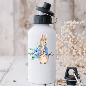 Drikkedunk med navn - Peter Kanin - Blå