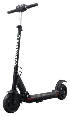 GoRunner El-Løbehjul - 8,5", Max 120kg, 20km Rækkevidde - Sort