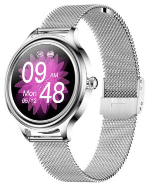 Kumi K3 Smartwatch - Sølv (IP68 Vandtæt)