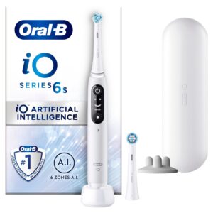 Oral-B - iO6S Hvid Elektrisk Tandbørste