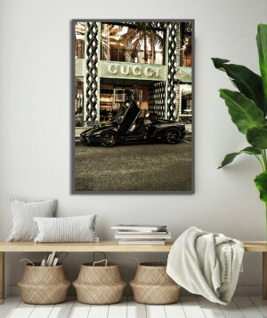 Plakat - Bilmodeplakat / Gucci