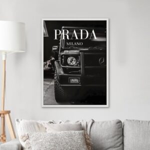Plakat - Bilmodeplakat / Prada Milano #2
