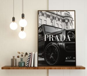 Plakat - Bilmodeplakat / Prada Milano