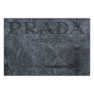 Plakat - Prada / Marmor