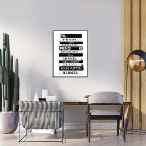 Plakat - Prada / Modebøger Monokrom