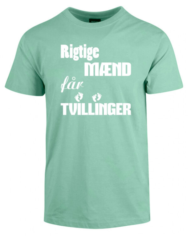 Rigtige mænd får tvillinger - Mintgrøn