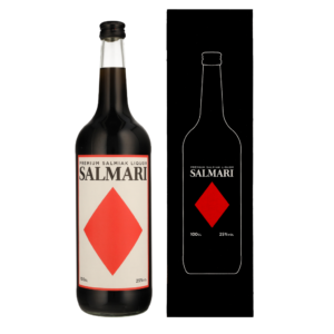 Salmari Premium Salmiak Liquor 1 liter Likører med gaveæske