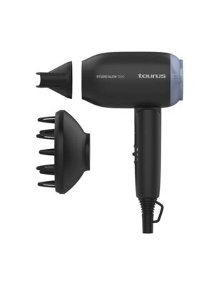 Taurus Hårtørrer Hair Dryer 1400W Studio Glow 1500 Black - 1400 W