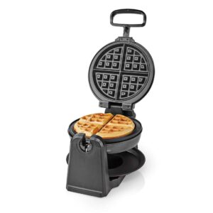 Vaffeljern | Belgiske vafler | 17 cm | 1000 W | Automatisk temperaturregulering | ABS / Rustfri Stål