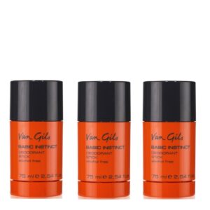 Van Gils - 3x Basic Instinct Deodorant Stick 75 ml