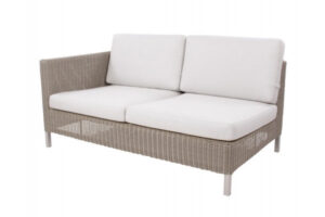Cane-line Connect 2 pers. sofa m/hynder - Højre - Taupe