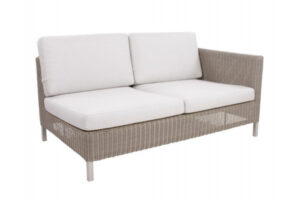 Cane-line Connect 2 pers. sofa m/hynder - Venstre - Taupe
